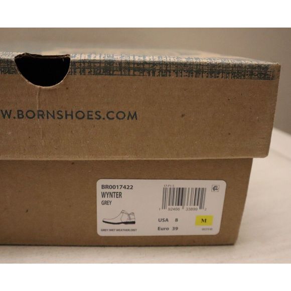 Born BR0017422 Women's SZ 8M Gray Brown Wynter Comfort Ankle Booties - Picture 10 of 11